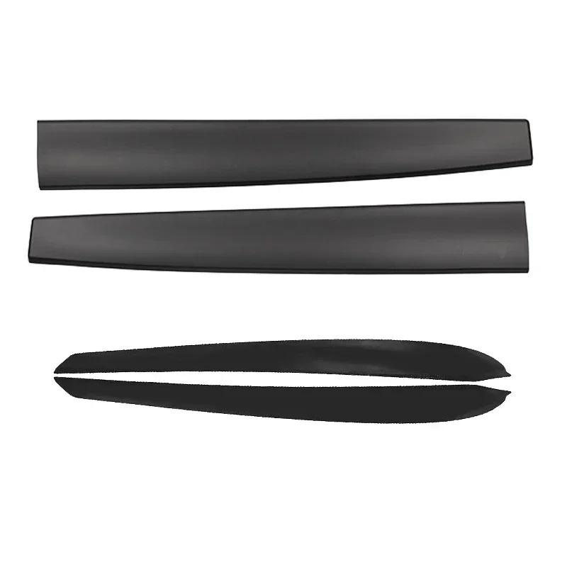 For Tesla Model 3 Model Y Dashboard Panel Stickers Center Console Decor Trim For Tesla Accessories ABS Decals Carbon Fiber Look
