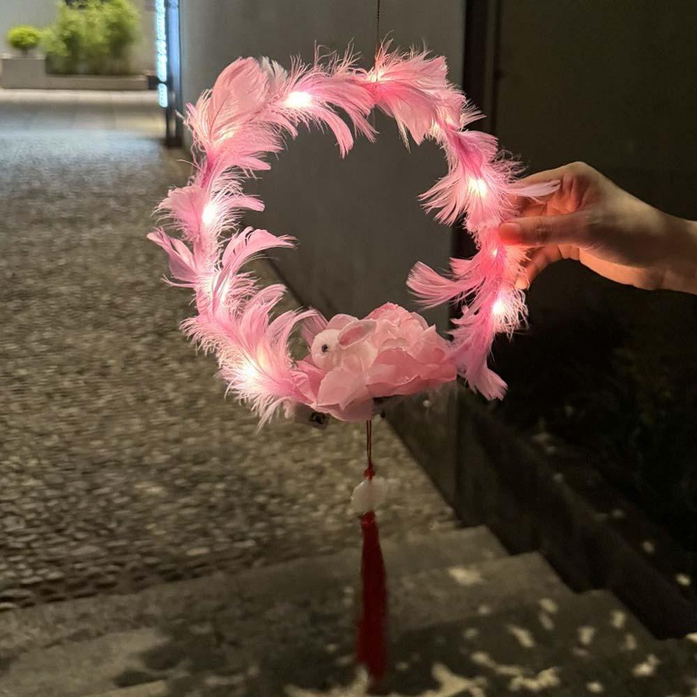 Chinese Style Children's Rabbit Lantern Handheld Mid-Autumn Festival Lamp  Hanfu Accessories