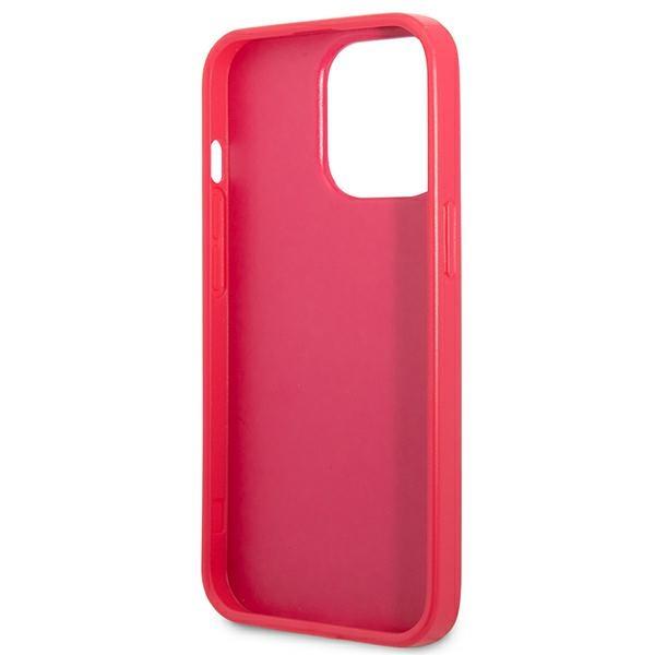 Guess Guhcp13Lps4Mf Iphone 13 Pro / 13 6,1 Różowy/Pink Hardcase Saffiano 4G Small Metal Logo