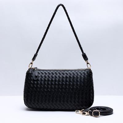 Sac à main pour femme, sac à bandoulière tissé à la main, sac à main simple et tendance