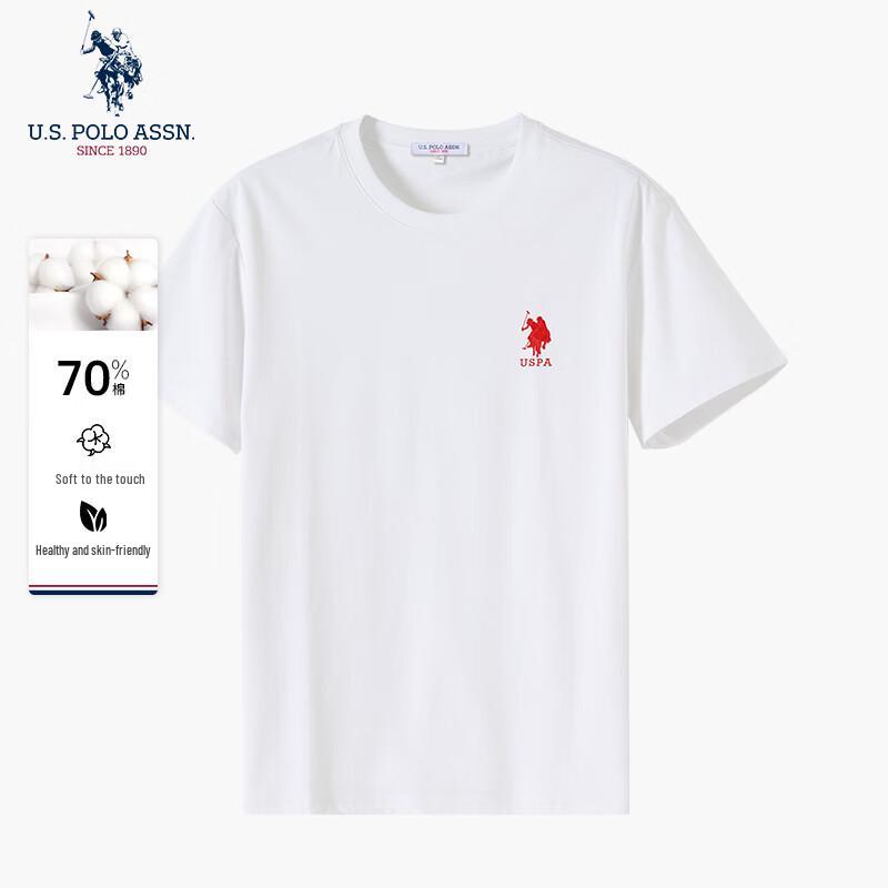 U.S. Polo Assn. T-shirt da uomo a maniche corte traspirante