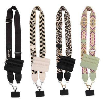 Handy-Lanyard mit Reißverschluss, Anti-Diebstahl-Handy-Kordel, Stylischer Handy-Halter für Halskette, Handy-Kettenbörse, Abzeichen