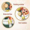 Baby Bath Plaything Bubble Machine Blower Lion Bubble Maker For Toddlers Bathtub Animal Spinning Tactile Toys For Young Boys Girls Newborn