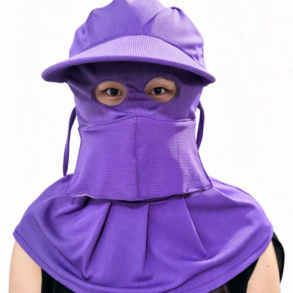 Wide-Brimmed Full-Face Sun Hat Sun Protection Cycling Cap New Woman Bucket Hat  Summer Outdoor