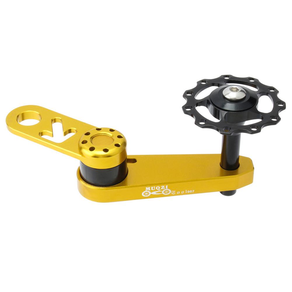 Einspur-Fahrradkettenspanner Aluminiumlegierung Fahrrad Schaltwerk Kettenstabilisator für Faltrad