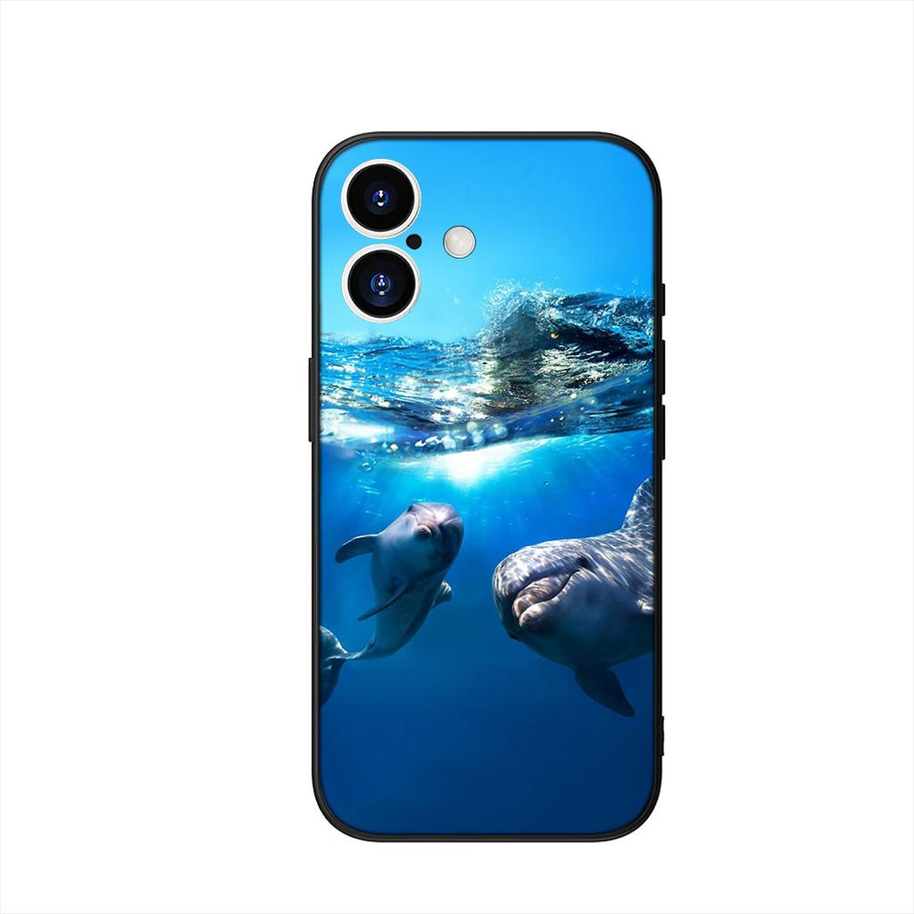 Phone Cover for Xiaomi Poco X7 X6 X5 F7 F6 F8 Ultra F5 M6 M7 M8 Pro C85 C75 C65 C71 C61 Case Dolphin Animal Casing