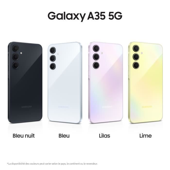 Samsung Galaxy A35 Smartphone 256 Go 5G Lime