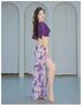 French Belly Dance Costume - Mesh Performance & Practice Set for Girl Groups