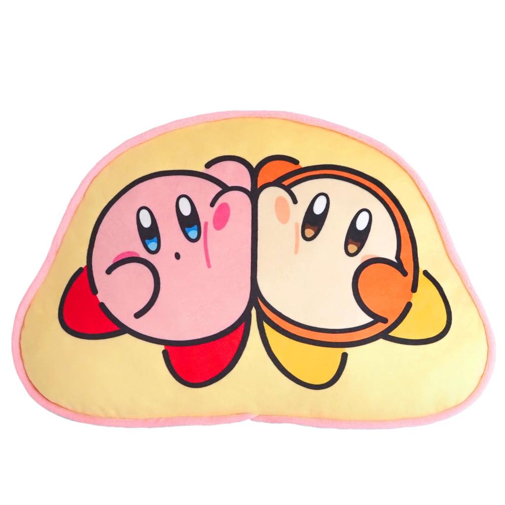 Sanei Boeki Kirby Play with Waddle Dee W40 X D10 X Plush KPWW03 Die-Cut Cushion, Friendship, H27cm, Toy,