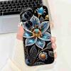 For Oppo Realme C55 RMX3710 Case Cute Cat Luxury Flower Bow Silicone Soft Matte Cover For Realme c55 C 55 Shockproof  Phone Case