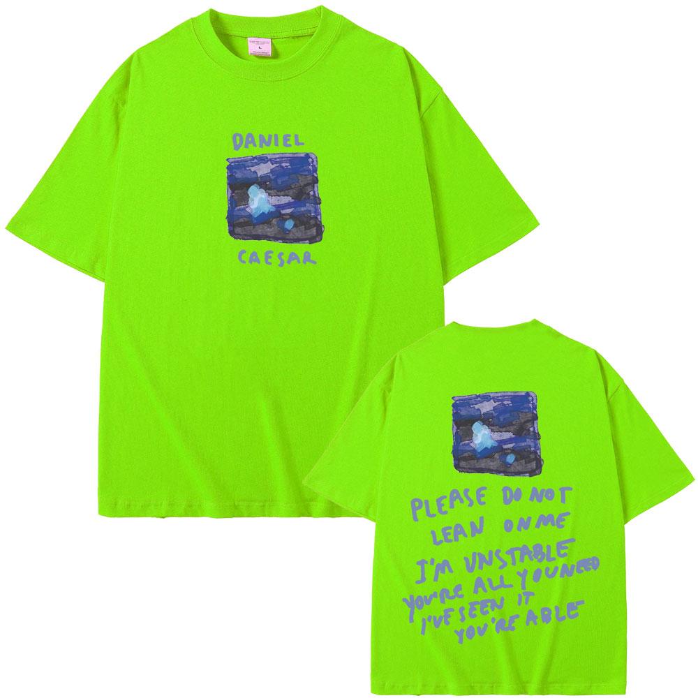 

Рэпер Дэниел Сизар Никогда не достаточно Пожалуйста, не опирайся на меня Графическая футболка Мужская Женская Хип-хоп Мода Тренд Футболки Уличная одежда 4XL