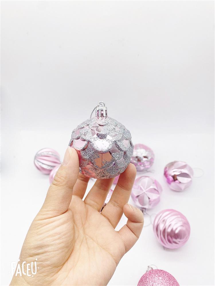 Galvanisierte Kunststoff-Weihnachtsornamente: Runde, unregelmäßige und bemalte Geschenkanhänger