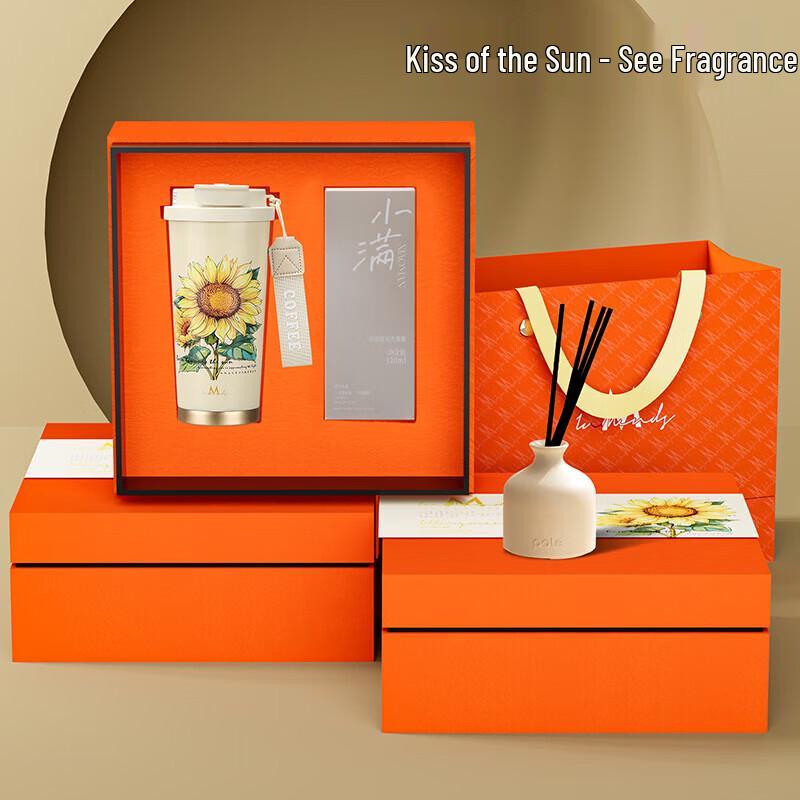 INMINDS 500ML Insulated Mug & Aroma Diffuser Set