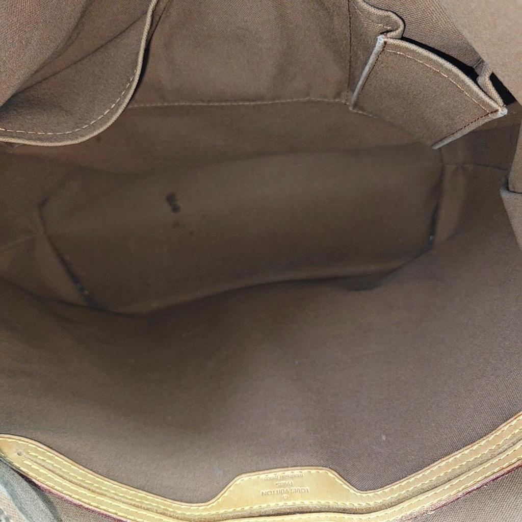 [Pre-Owned] Palermo Large Brown Coated Canvas Monogram Shoulder Bag - Fair #14VABP3