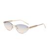 Cat Eye Fashion Rimless Design Sunglasses Female Brand Metal Sun Glasses Outdoors Casual Vacation Eyewear