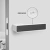 European One-word Handle Door Lock Hidden Keyhole Suitable for Bedroom Study Magnetic Silent Door Lock Minimalist Ecology