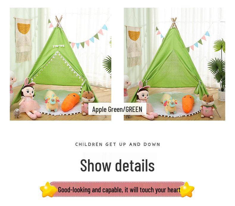 Children's Indoor Tent: Princess & Indian Playhouse for Kids