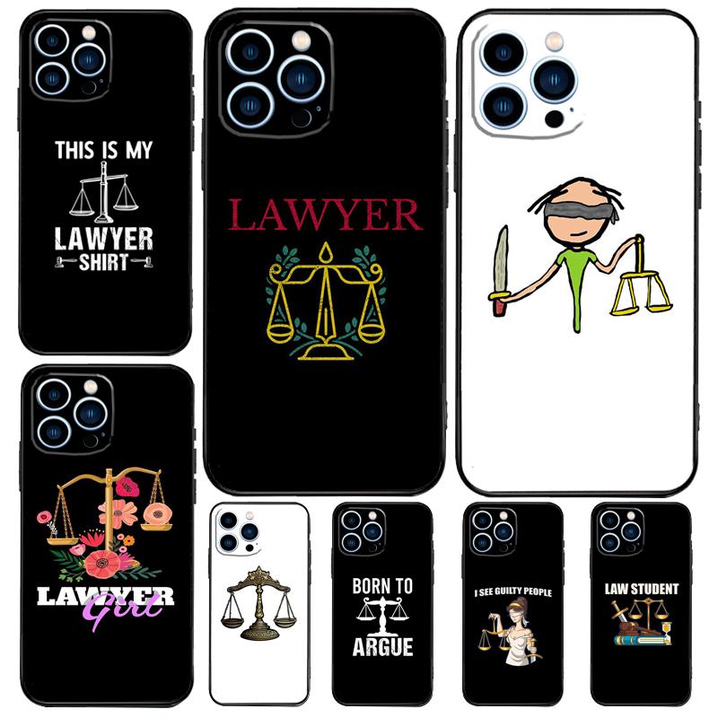 Gesetz Anwalt Richter Gerechtigkeit Fall Für Apple iPhone 12 13 Mini 11 14 15 16 Pro Max Plus X XR XS Max Hülle