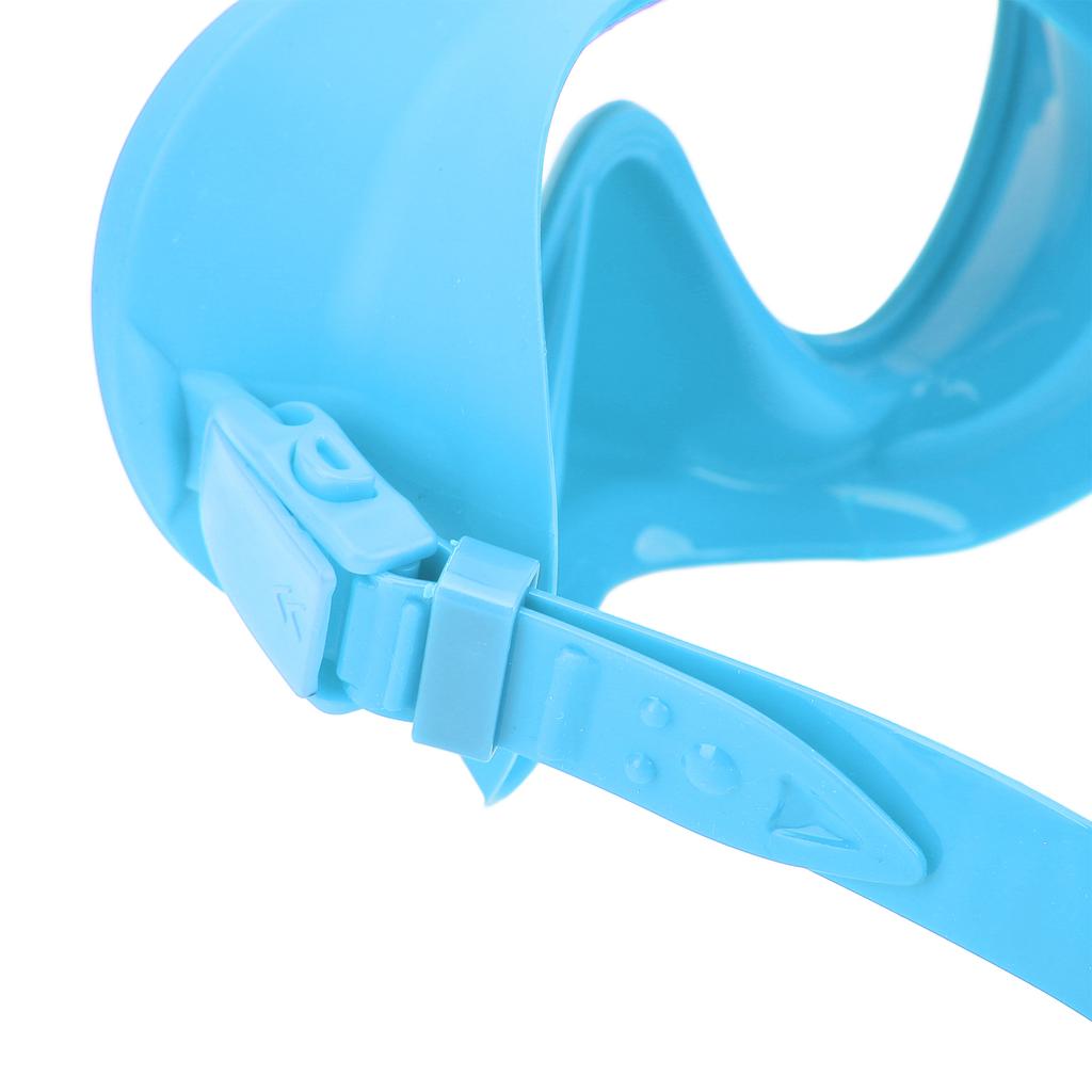 Diving Goggles Anti Fog Tempered Glass Snorkeling Dive Mask with Silicone Strap Foldable Panoramic View Swim Goggles