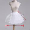 Petticoat Lightweight Flower Girl Crinoline Underskirt Soft Yarn Elastic Waist Boneless Skirt