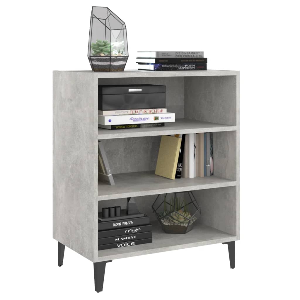 Sideboard Concrete Grey 57x35x70 cm Engineered Wood