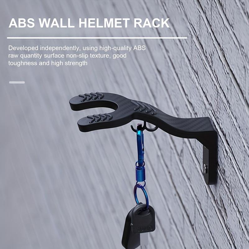1pc Motorcycle Helmet Hook Rack Heavy-Duty Wall-Mounted Multifunctional Hooks for Helmets, Luggage, Jackets Space-Saving Organizer for Home, Kitchen