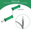 Uxcell 1pcs Drain Clog Remover 2m Drain Auger with Swivel Handle Bristle Remover Spring Cable Plumbing Snake for Kitchen Sink Bathtub Drain Toilet
