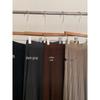 Women's High-Waisted Pleated Faux Cashmere Midi Skirt - Slimming A-Line, Thickened for Spring/Autumn 2026