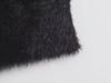 2023 Winter Black Faux Fur Round Neck Knit Sweater Jacket for Women
