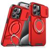 For iPhone 16 Pro Max Case, Magnetic Camera Cover Phonecover With 360° Rotating Ring Holder For For iPhone 16