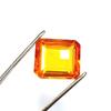 Certified Yellow Citrine 16 Ct Emerald Shape Faceted Cut Loose Gemstone F298