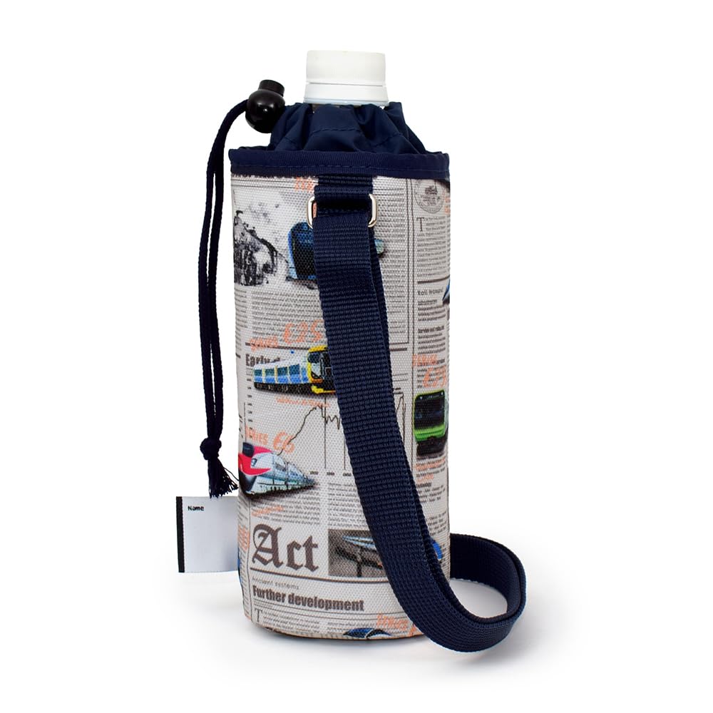COLORFUL CANDY STYLE Water Bottle Shinkansen and Railway World NM703900 Holder, Water-Repellent, Lightweight, Design, Gray, Water-Repellent,
