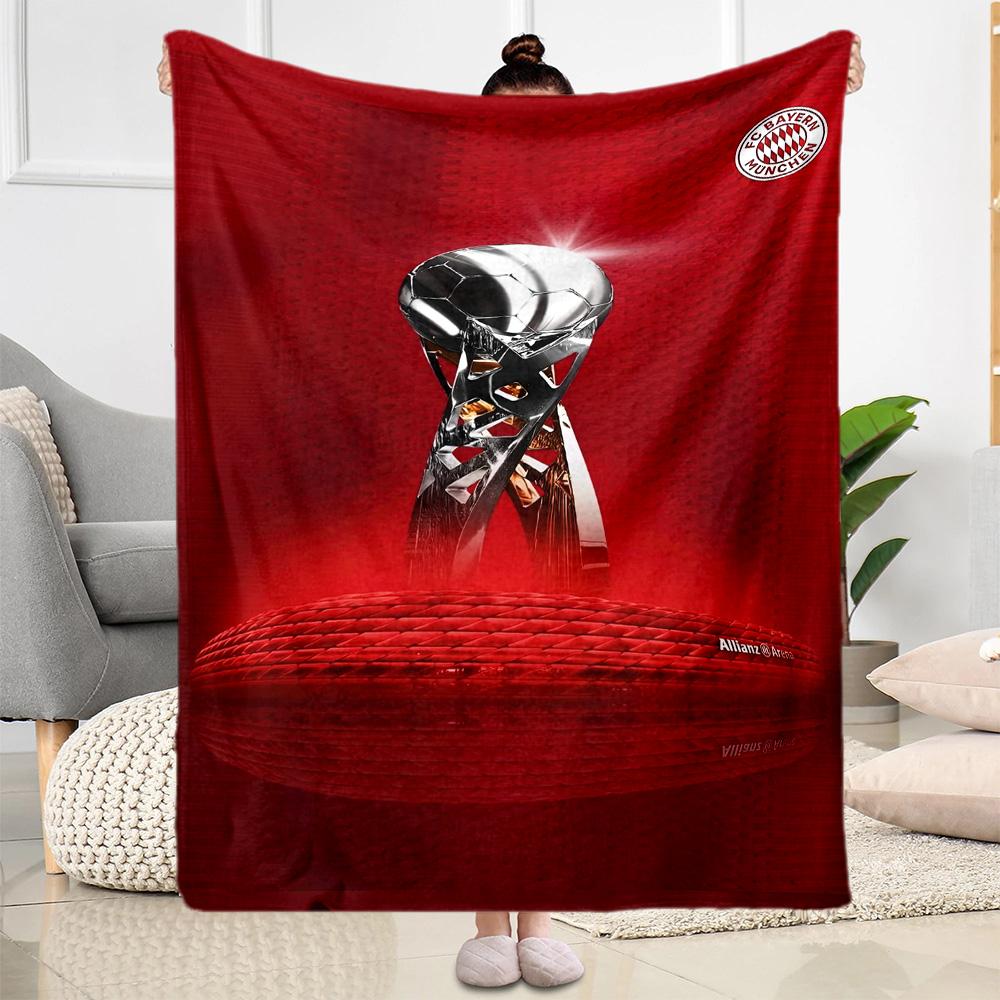 Bayern Munich Blanket Comfortable Suitable for Couch Livingroom Office for All Seasons Modern Suitable for Gifting Relatives and Friends