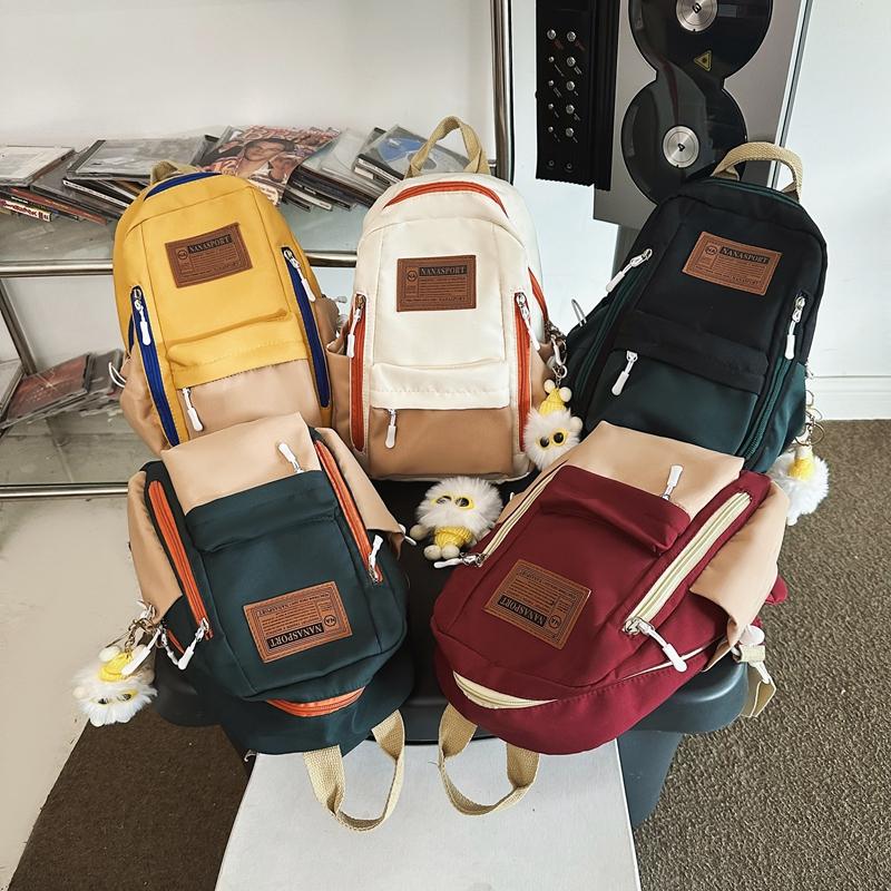 Sportsbrystveske Fargeblokk Herre Skulderveske Crossbody-veske Herre Midjeveske