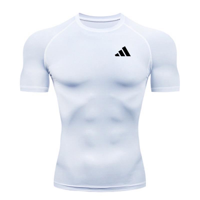 Camiseta de Compresión Anime Gimnasio Secado Rápido para Hombre Y2K