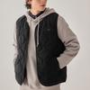 Skechers Logo Solid Color Simple Single-Breasted Vest Unisex vests L425U092-0018