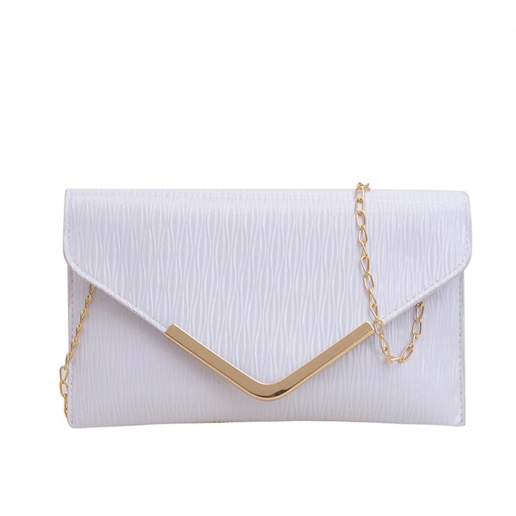 Modna plisowana torebka kopertówka wieczorowa torebka na ramię w kształcie litery V
