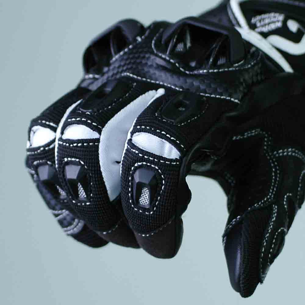 NANKAI Motorcycle Air Take Gloves, Black, Size M, SDG-7060-BK-M