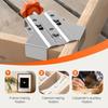Quick Right Angle Fixing Clip, Multipurpose Stainless Steel 90° Degree Corner Clamp for Woodworking, T-shaped Right Angle Clamping Tool with