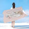 Cute M-Mikko I-Illustrations Beach Towel Colorful Bath Towels for Girl Microfiber Quick Dry Custom Sand Free Beach Spa Gym Pool