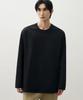 DRAW FIT Oversized Vent Layered T-Shirt [Black]