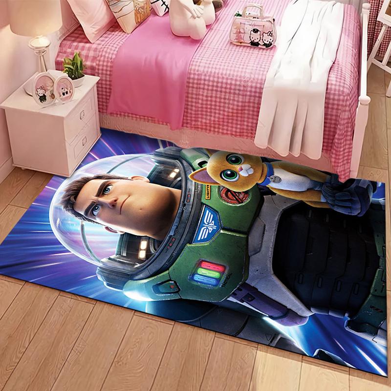 1 vnt. animacinių filmų „Lightyear“ raštu kilimai Miegamojo žaidimų kilimėliai Miegamojo dekoravimo kilimėlis Svetainės kilimas Ropojimo kilimėlis Kalėdinė dovana Kilimas Potdemiel