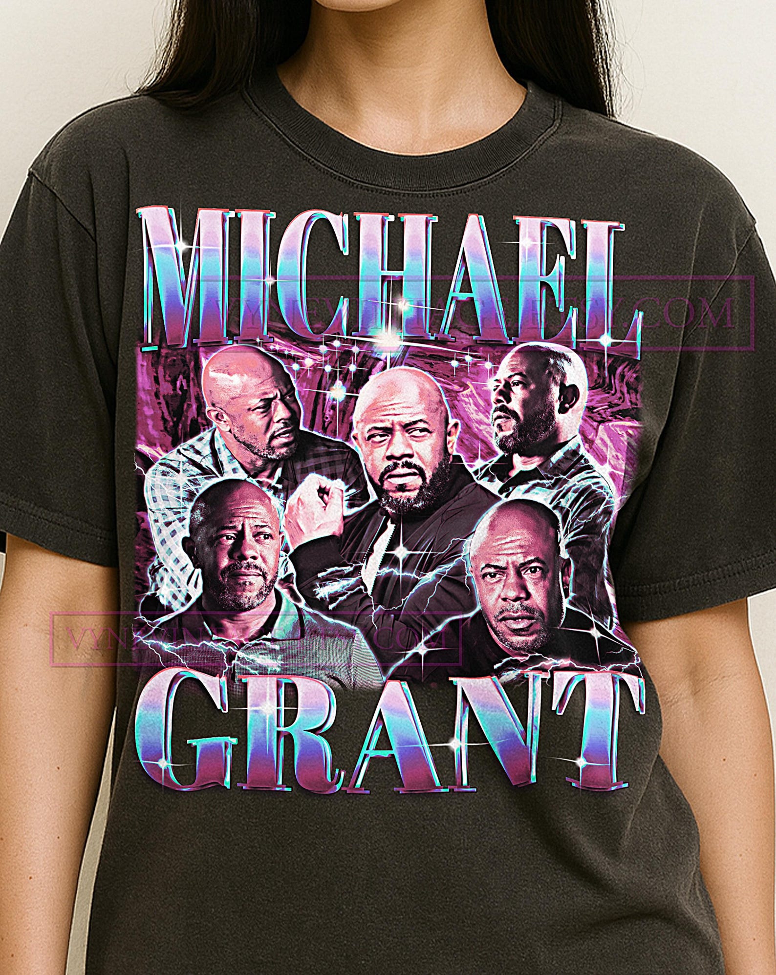 Michael Grant Shirt, 90s Vintage Retro Bootleg Michael Grant T-Shirt, First Responder Hero Tee, TV Drama Character Shirt 2XL
