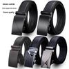 Men's High-End Genuine Leather Automatic Buckle Belt for Trousers & Casual Wear