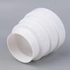 White PVC Pipe Reducer Connector 80/100/110/120mm Ventilation Duct Adapter For Exhaust Fan Smooth Transition