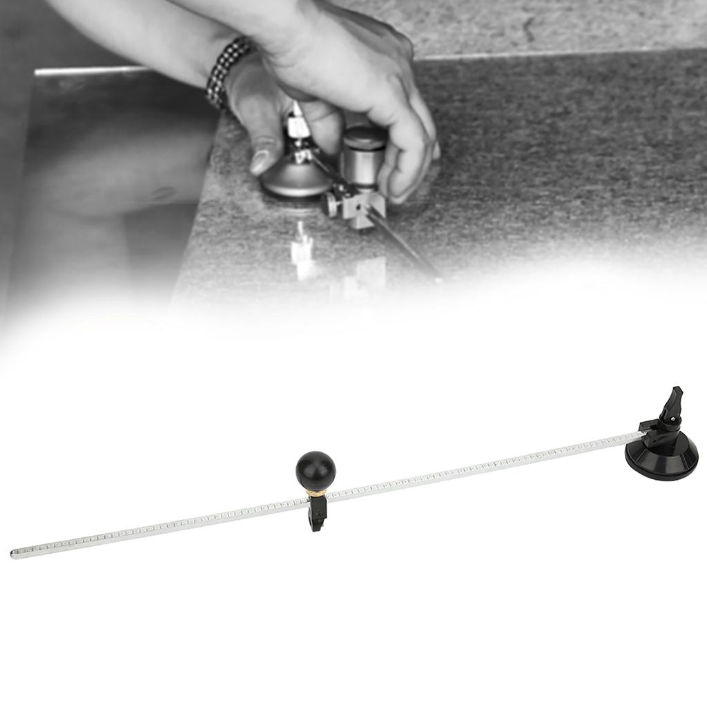50cm Adjustable Compasses Type Glass Circle Cutter Circular Cutting Tools with Suction Cup50cm