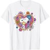 Peanuts - Hug Heart Flowers T-Shirt