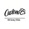Handmade Custom Dog Name Tag 4 Size Options Pet Memorial Gift Dog House Kennel Sign Easy Install