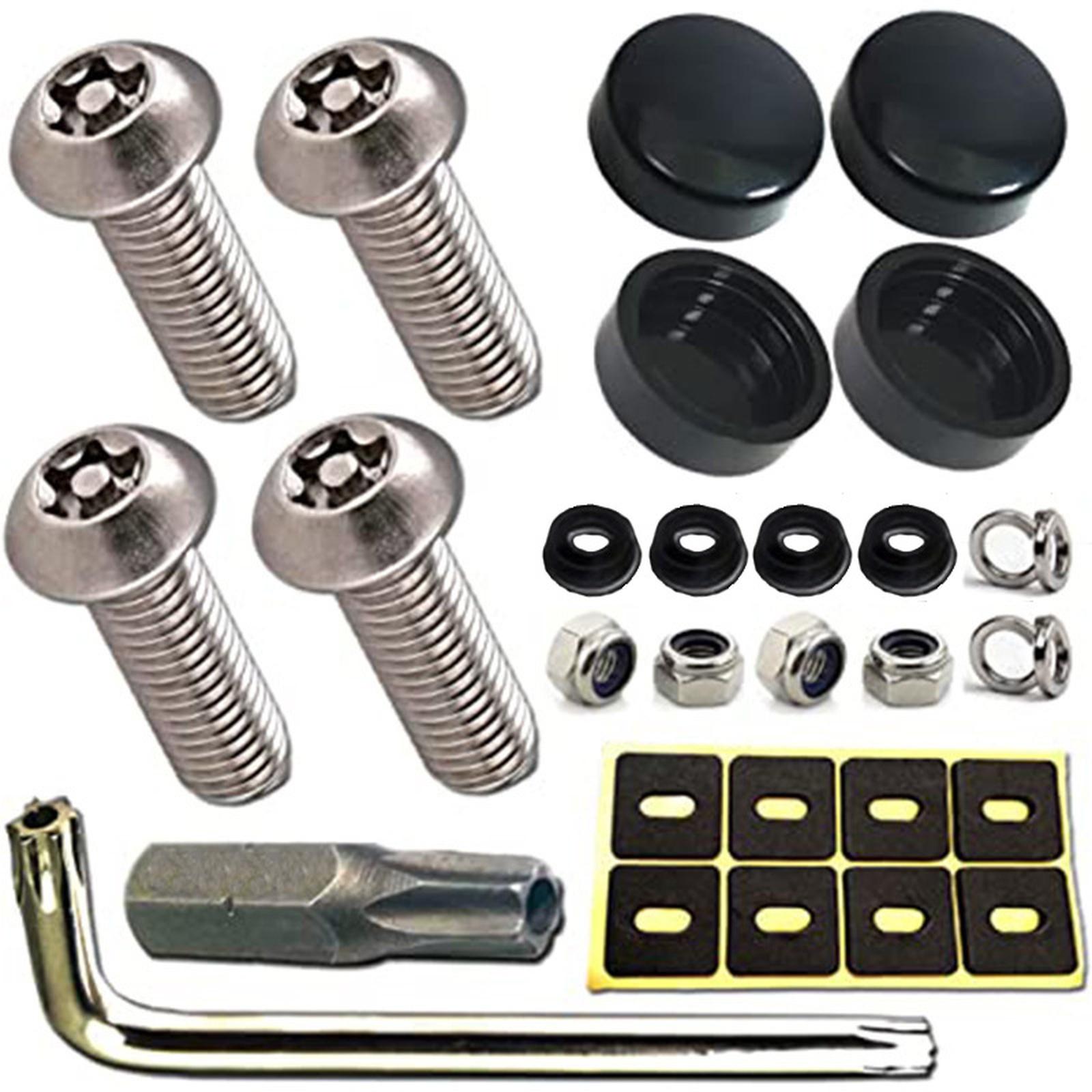 

Рамка для номерного знака, нержавеющая сталь 304, винтовые аксессуары One Size