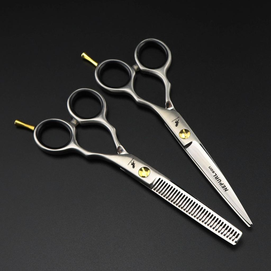 6.0 Inch Matte, Hair Scissors, Hair Scissors, Flat Scissors, Bangs Scissors, Tooth Scissors, Thin Scissors